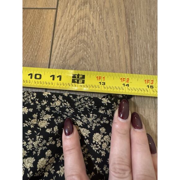 Vintage Compagnie Internationale Express Skirt 90s Grunge Y2K Medium Goth Black - Picture 5 of 11